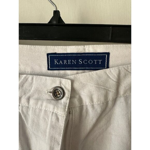 Karen Scott women’s size 14 white shorts - Picture 4 of 7